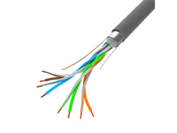 Kép Kábel FTP Lanberg LCF5-10CC-0305-S (F/UTP, RJ45 - F/UTP, RJ45, F/UTP, 305m, 5e, gray color)