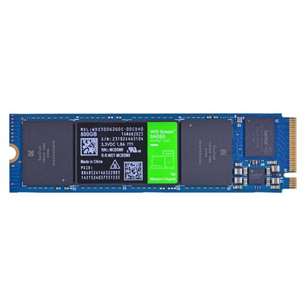Kép WD Green SN350 WDS500G2G0C (500GB , M.2 , PCIe NVMe 3.0 x4) (WDS500G2G0C)