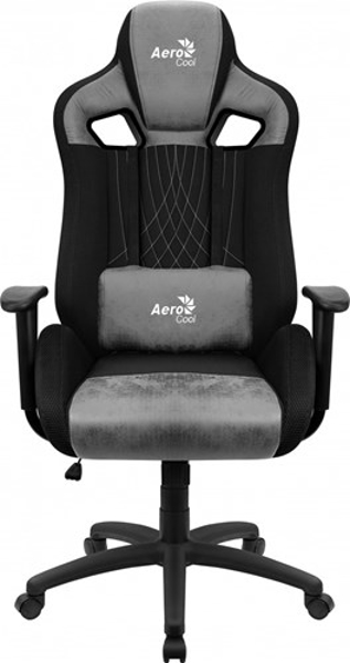 Kép Aerocool EARL AeroSuede Universal Gamer Szék Black, Grey (AEROAC-180EARL-GREY)