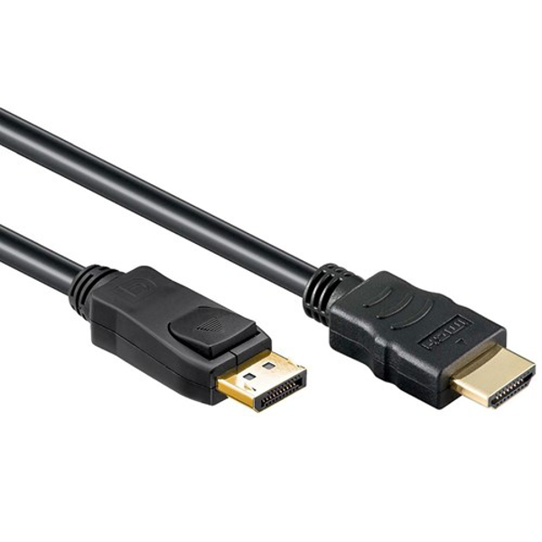 Kép Kábel GEMBIRD CC-DP-HDMI-6 (HDMI M - DisplayPort M 1,8m black color)