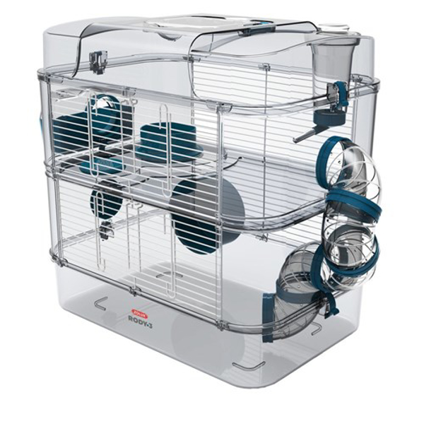 Kép ZOLUX Rody3 DUO - rodent cage - Blue