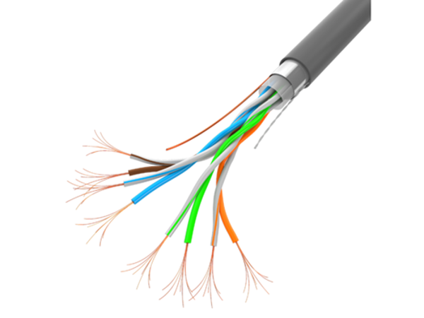Kép Kábel FTP Lanberg LCF5-11CC-0305-S (F/UTP, RJ45 - F/UTP, RJ45, F/UTP, 305m, 5e, gray color)