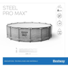 Kép Bestway Steel Pro MAX Above Ground Pool Set Round 4.27 m x 1.22 m (5619D)