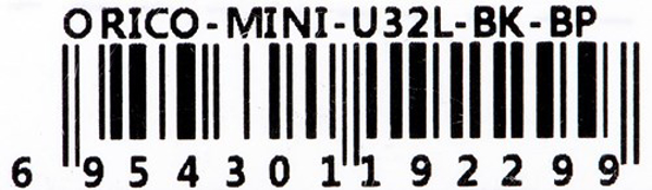 Kép ORICO MINI HUB USB-A 3.1, 5GBPS, 3X USB-A, ALU (MINI-U32L-BK-BP)