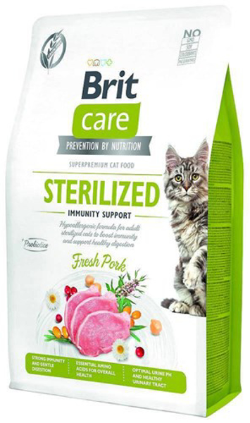 Kép BRIT Care Grain-Free Sterilized Immunity - dry cat food - 7 kg