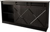 Kép Chest of drawers 160x80x35 GRANERO black/black gloss (GRANERO KOM CZ)