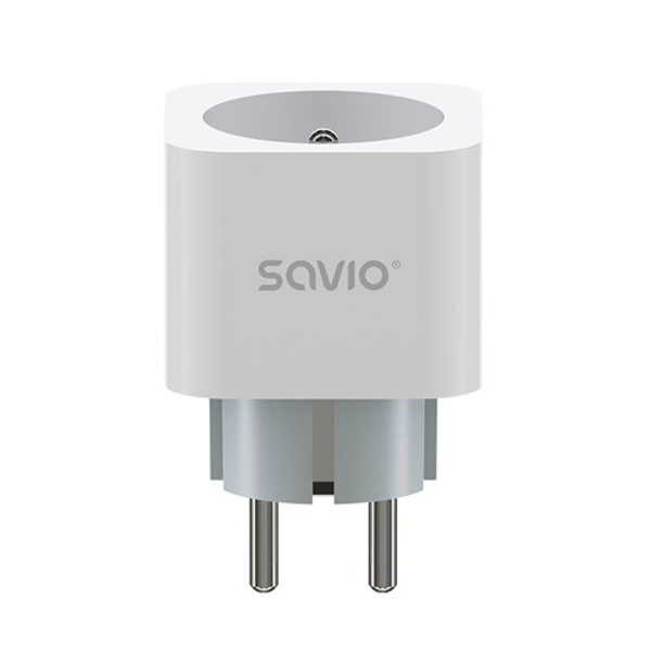 Kép SAVIO WI-FI smart socket, 16A, AS-01, White (AS-01)