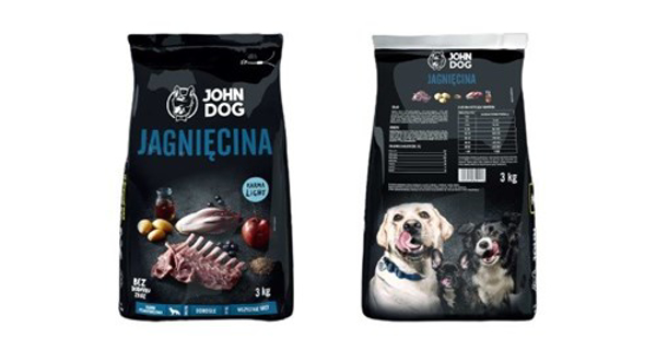 Kép JOHN DOG Premium lamb dry dog food - 3 kg