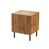 Kép JUNGLE 53.5x40.5x44 oak wotant + black legs Bedside table 2 pcs. (JUNGLE SZN WO)