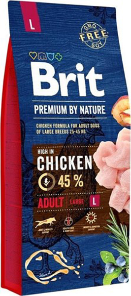 Kép Brit Premium by Nature Junior L Puppy Chicken 15 kg