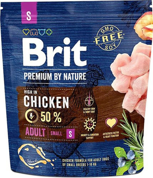 Kép Brit Premium By Nature Adult S 1 kg