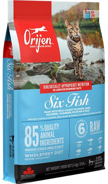Kép Orijen Six Fish cats dry food Adult 5.4 kg