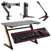 Kép NanoRS RS120 Gaming Computer Desk, Modern Design, Light and Stable ( 50kg max load), Black & Orange,