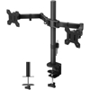 Kép Techly ICA-LCD 382-D monitor mount / stand 68.6 cm (27'') Clamp Black