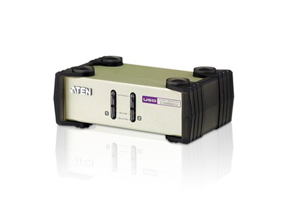 Kép Aten 2-Port USB - PS/2 VGA KVM Switch (KVM Cables included) (CS-82U)