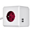 Kép Allocacoc 2402RD/FREUPC power extension 1.5 m 4 AC outlet(s) Indoor Red,White (2402RD/FREUPC)