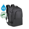 Kép RIVACASE 8465 backpack for laptop 17.3'' Tegel ECO, black, waterproof material, eco rPet, pockets for smartphone, documents, accessories, clothing space, side pocket for water bottle (RC8465_BK)
