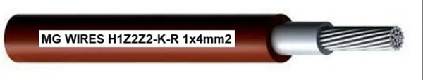 Kép MG Wires // 1x4mm2, 0.6/1kV red H1Z2Z2-K-R-4mm2 RD, 500m spool (H1Z2Z2-K-R-4MM2/500M)