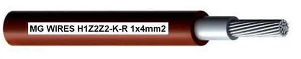 Kép MG Wires // 1x4mm2, 0.6/1kV red H1Z2Z2-K-R-4mm2 RD, 100m package (H1Z2Z2-K-R-4MM2/100M)