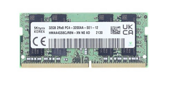 Kép Hynix SO-DIMM 32GB DDR4 2Rx8 3200MHz PC4-25600 HMAA4GS6CJR8N-XN (HMAA4GS6CJR8N-XN)