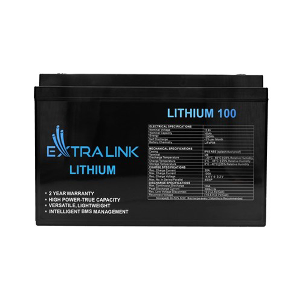 Kép Extralink EX.30455 industrial rechargeable battery Lithium Iron Phosphate (LiFePO4) 100000 mAh 12.8 V (EX.30455)