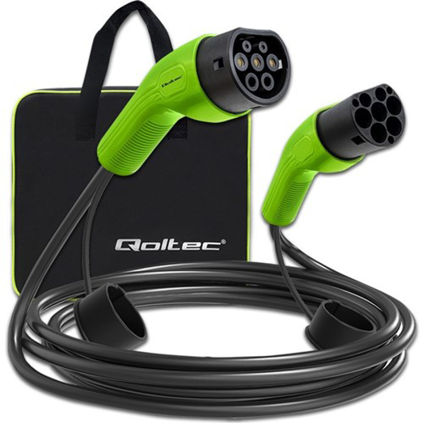 Kép Qoltec 52473 EV Cable Type 2 for car charging 400V 11kW 16A 5m (52473)