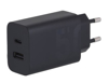 Kép Motorola Charger TurboPower 50W Duo USB-C + USB-A w/ USB-C cable, Black (SJMC502)