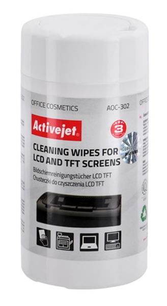 Kép Activejet AOC-302 cleaning wipes for LCD/TFT - 100 pcs