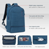 Kép Rivacase 8365 notebook case 43.9 cm (17.3'') Backpack Blue (RC8365_BL)