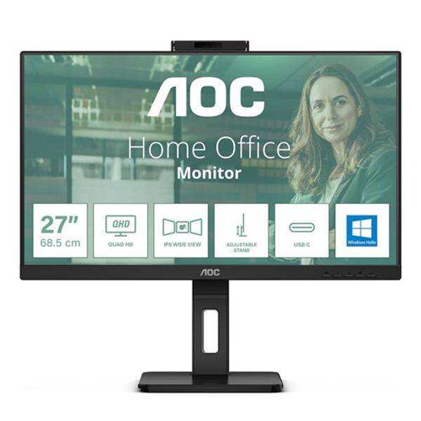 Kép AOC 24P3QW computer monitor 60.5 cm (23.8'') 1920 x 1080 pixels Full HD Black (24P3QW)