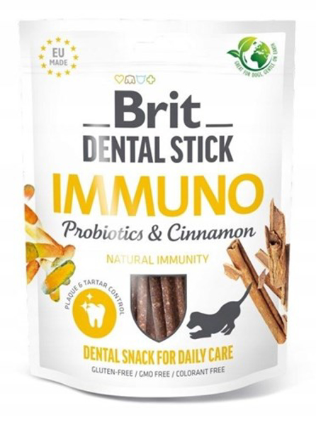 Kép BRIT Dental Stick Immuno Probiotics & Cinnamon - dog treat - 251 g