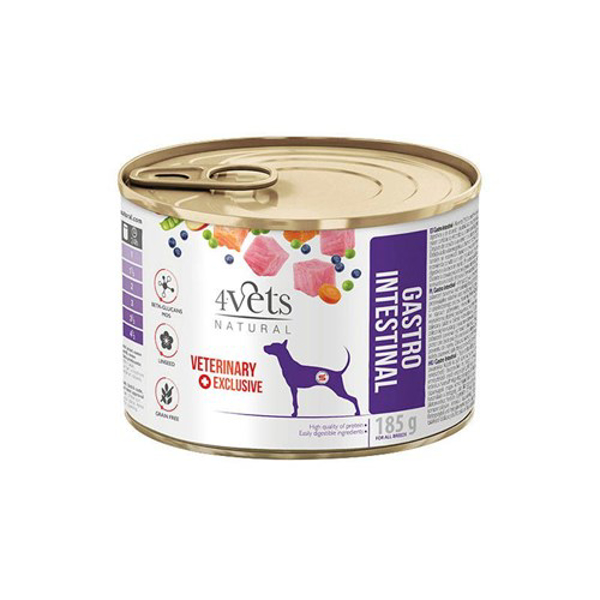 Kép 4VETS Natural Gastro Intestinal Dog - wet dog food - 185 g