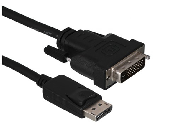 Kép Gembird CC-DPM-DVIM-1M video kábel adapter DisplayPort DVI Black